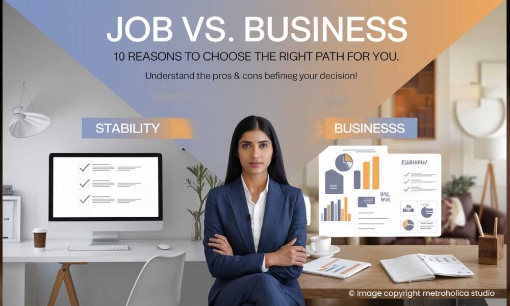 Job vs. Business 10 Reasons to Choose the Right Path for You