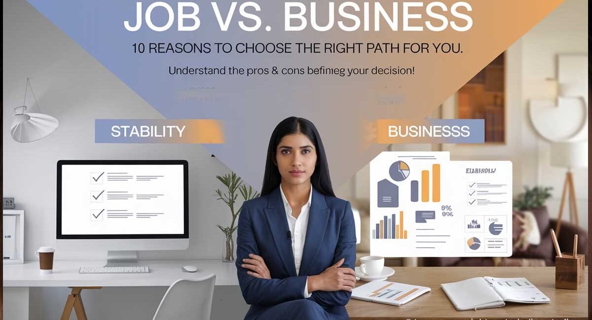 Job vs. Business 10 Reasons to Choose the Right Path for You